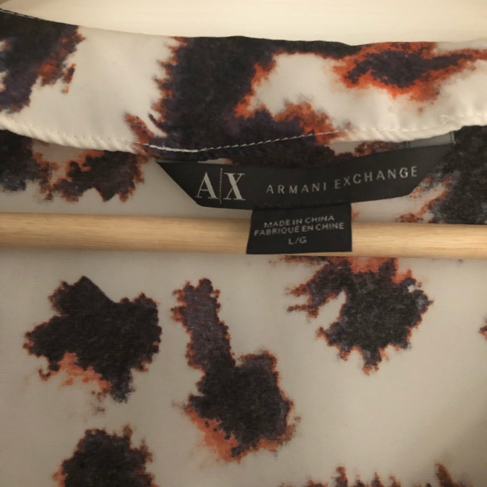 Armani Exchange print pattern blouse - Picture 3 of 3